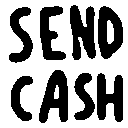 sendcash Message saying \
